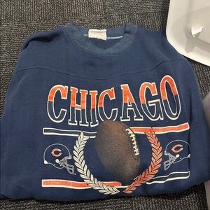 Vintage Chicago Bears Navy Sweatshirt